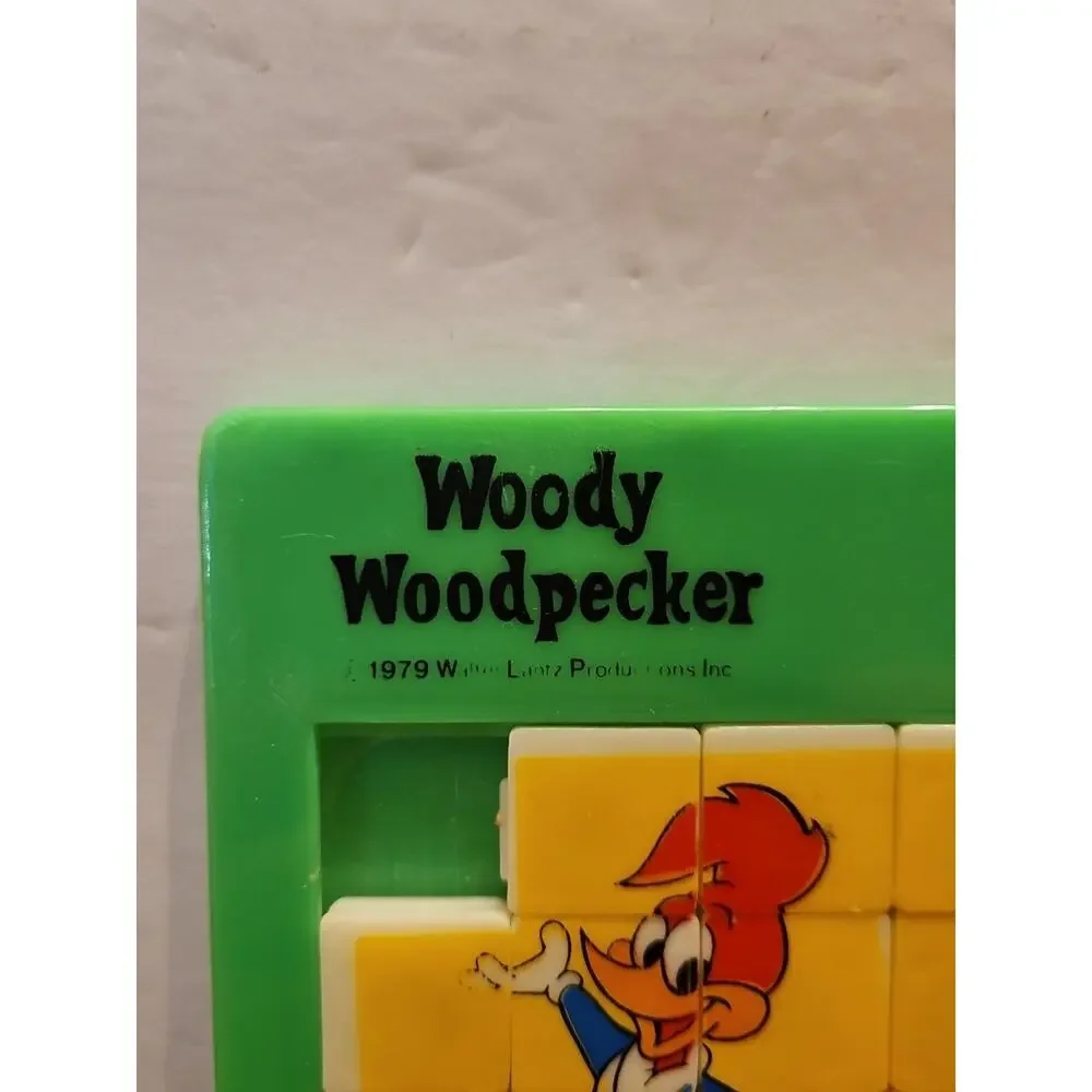 Vtg 1979‎ Bugs Bunny Daffy Duck + Woody Woody Woodpecker Sliding Puzzle Toys
